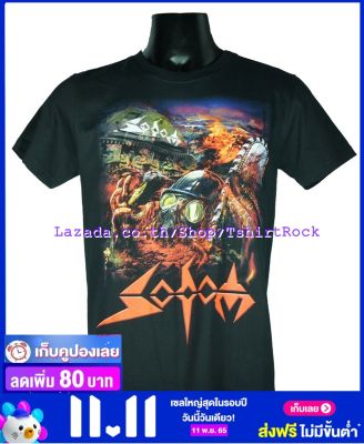 เสื้อวง SODOM เสื้อยืดวงดนตรีร็อค เมทัล เสื้อร็อค  SDM1518 ส่งจาก กทม.