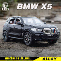 LEO 1:24 BMW X5 Suv โลหะ D Iecast ล้อแม็กของเล่นรถยนต์รุ่นรถบรรทุกสำหรับเด็กผู้ชายเด็กเด็กรถออฟโรดงานอดิเรกและคอลเลกชันแฟนของขวัญ