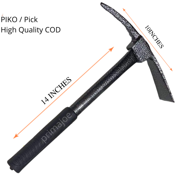 Pick Mattock PIKO Rubber Handle HEAVYDUTY COD a gardening tool used to