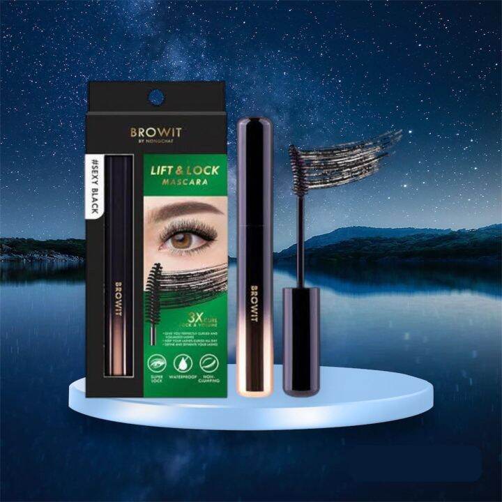 บราวอิท-ลิฟต์-แอนด์-ล็อค-มาสคาร่า-เซ็กซี่แบล็ก-6g-browit-lift-amp-lock-mascara