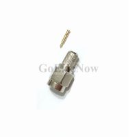 5 pcs RF Connector Adapter Nickplated SMA/RP-SMA male plug pin crimp for RG58 RG142 LMR195 RG400 Cable Connector Plug