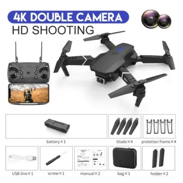 Drone Camera 4k E88 - Best Price in Singapore - Jan 2024