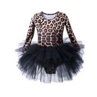 Fashion Girl Ballet TuTu Dress Professional Kids Dancing Party Dress Leopard Leotard Costumes Princess Wedding Girl Dress 2-8 Ys  by Hs2023