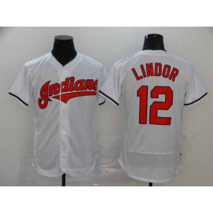 เสื้อเบสบอลเอมเอวบี22-23ใหม่อินเดียอินเดีย-12เสื้อ-lindor-francisco