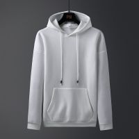 Hoodie ผู้ชาย Plus ขนาด5XL 2022ฤดูใบไม้ร่วงและฤดูหนาวใหม่แฟชั่นสีทึบ Hooded Sweatshirt หลวมสบายๆแนวโน้ม Pullover