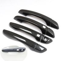 Carbon Fiber Chrome Car Door Handle Cover Trim Sticker For Citroen C4 Picasso Grand C4 Picasso 2014-2019 Styling Accessories Electrical Trade Tools  T