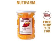 Khoai lang sấy dẻo,củ khoai lang sâm 500gr NutiFarm rau củ sấy đặc sản đà