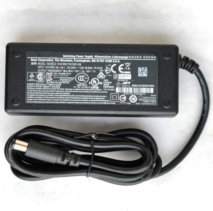 original-for-bose-sounddock-ii-iii-2-3-ac-adapter-psc36w-208-18v-1a-switching-power-supply-psm36w-208-293247-009-310583-1200