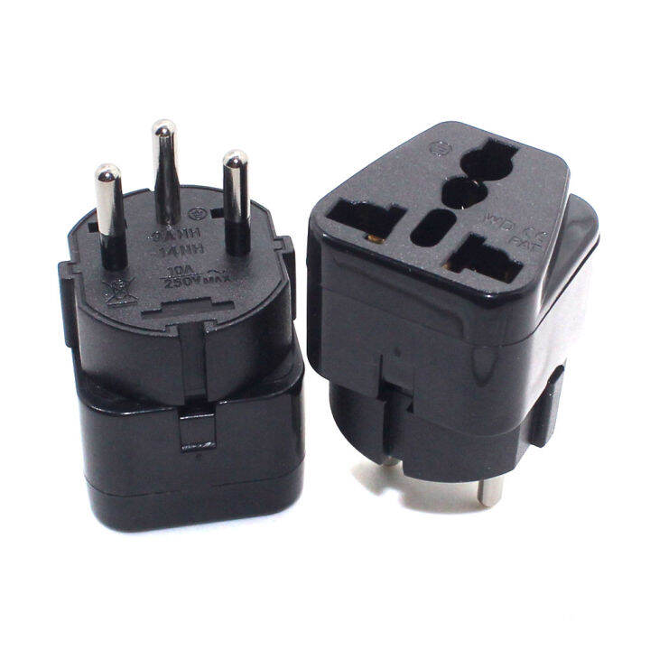ISRAEL Palestine Travel Plug Adapter, Universal Outlet Israel 3 Pin
