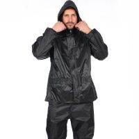 Motorcycle Black s Raincoat Waterproof Windbreaker Gift Rain Gear Suit Men Outdoor Rain Coat Pants Set Hiking Rainwear