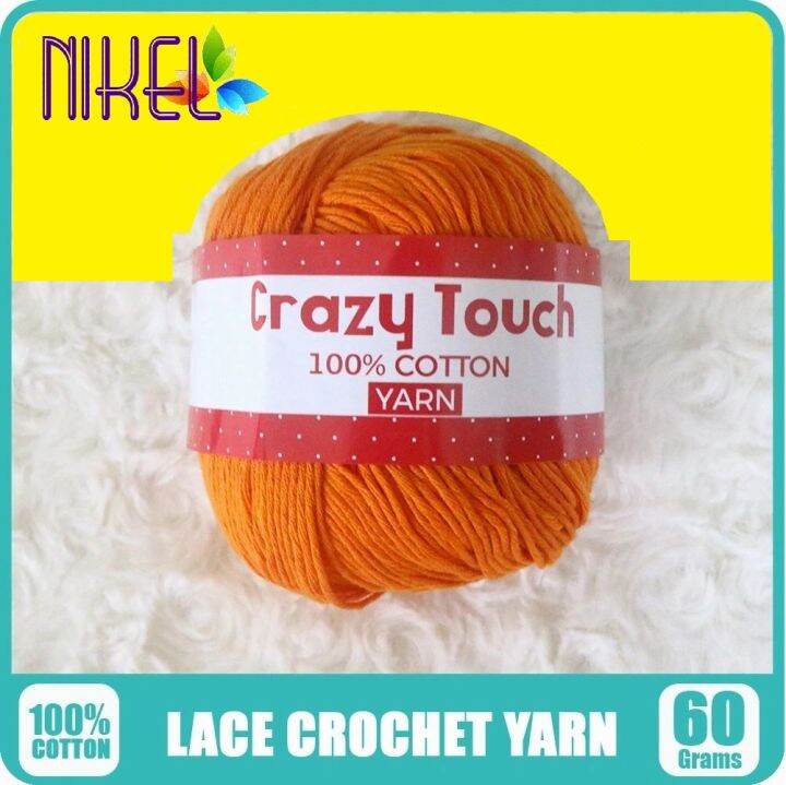 NIKEL 1pc 60grams Solid Color Crochet Thread Cotton Thread Yarn