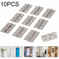 Ball Bearing Hinge Stainless Steel 10PCS Butt Internal Corrosion Resistant For Door Office Reliable Replacement Door Hardware  Locks