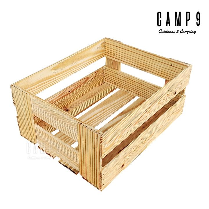 bigsale-camp-9-ลังไม้สน-รุ่น-lm3-ขนาด-40x30x17cm-ลังไม้-ถาดไม้สน-ลังไม้แคมป์ปิ้ง-ลังไม้สนแค้มปิ้ง-very-hot