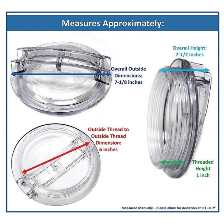 1-piece-spx3100d-thread-strainer-cover-spare-parts-no-o-ring-replacement-parts-accessories-for-hayward-super-ii-pool-pump-lid-and-chlorine-amp-bromine-feeders