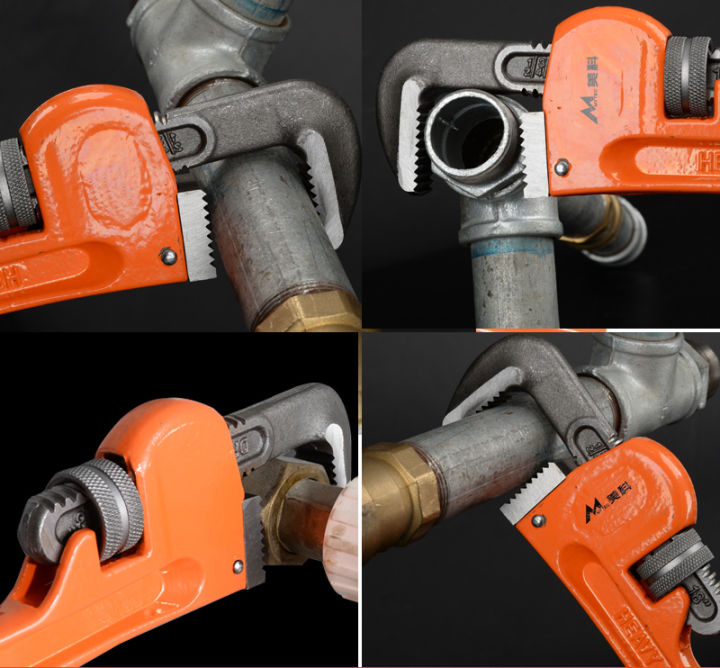 kkbb-48-นิ้ว-ประแจคอม้า-ประแจจับแป๊บขาเดี่ยว-48-in-pipe-wrench