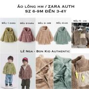 Áo khoác lông HM ZARA săn sale JAPAN CHINA chính hãng sz từ 6-9m đến 5-6y