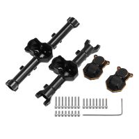 Metal Front and Rear Axle Housing Diff Cover for Axial SCX24 90081 AXI00002 1/24 RC Crawler Car Upgrade Parts