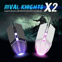 Mouse OKER รุ่น X2 Rival knights ไฟ Led 7 สี