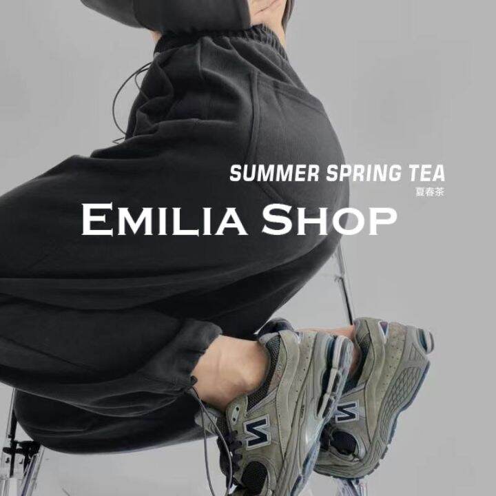 ส่งของ-emilia-shop-กางเกงขายาว-กางเกงเอวสูง-สไตล์เกาหลี-2023-ใหม่-a23l0ei-0403