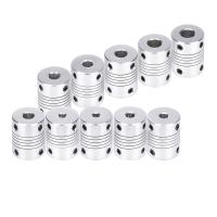 1 piece of 5x8mm CNC motor claw shaft coupler 5mm to 8mm flexible coupling outer diameter 19x25mm direct selling 3/4/5/6/6.35/7/