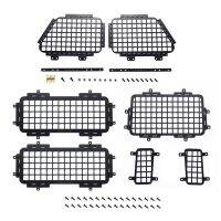 ☄ For MN D90 MN-90 D99S MN99S Metal Stereoscopic Window Mesh Protective Net 1/12 RC Car Upgrade Parts Accessories