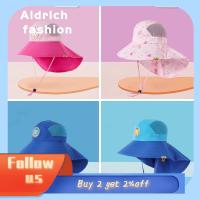 ALDRICH FASHION เด็กชาย ฤดูร้อน หมวกกันแดดเด็ก ป้องกันรังสียูวี ปีกกว้าง หมวกชาวประมง หมวกแห้งเร็ว หมวกบักเก็ตเด็ก หมวกกันแดดชายหาด