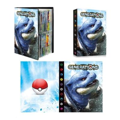 อัลบั้มการ์ดโปเกมอน9 Pocket Pokemon 432การ์ดอัลบัมหนังสือตัวยึดหน้าจอคอลเลกชั่นการ์ดโปเกมอนหนังสือแฟ้ม L0Q3