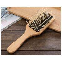 OKDEALS Beauty Hair Comb Anti-static Wood Paddle Hairdressing tool Portable Wooden Handle Scalp Massage Airbag Hair StylingMulticolor