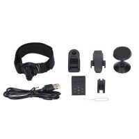 Mini Motion Recorder 1080P Mini Camera Night Vision Back Clip Bracket with Charging Cable for Outdoor