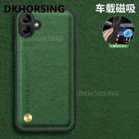 DKHORSING ใหม่ลายกากบาทเคสหนัง Samsung A05 Galaxy A05S เลนส์กล้องถ่ายรูปเคสโทรศัพท์ซิลิโคน Samsung A05s 2023 SAMSUNGA05กรอบกันกระแทก