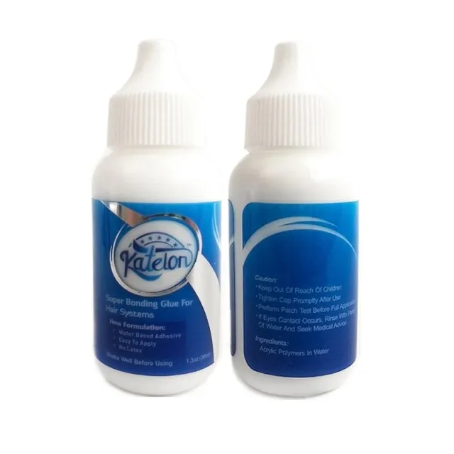 1.3 Oz 38 Ml Katelon Super Adhesive Glue Wig Bonding Glue For Lace Wig