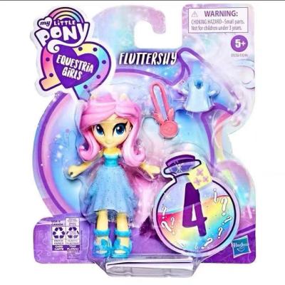 Hasbro My Little Pony Little Pony Country Mini Doll Soft Soft Shimmer Afterglow Shimmer Joint Movable Girl Toy
