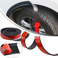 3 Meter Car Fender Flare Wheel Eyebrow Protector Arch Wing Expander Moulding Trim Mudguard Lip Rubber Seal Strip Scratch Proof Bumper Stickers Decals