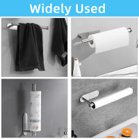 Toilet Holder Adhesive Wall Mounted Toilet Paper Towel Holders Bathroom Shelf Accessories Kitchen Roll Tissue Stand Organizer