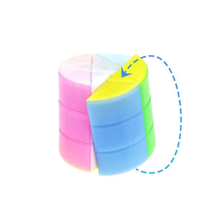 yj-yongjun-rainbow-cylinder-3x3-magic-cube-puzzle-3x3x3-cubo-magico-educational-toys-for-students-7-colorful-star-octagon-brain-teasers