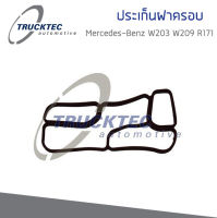 BENZ ปะเก็น ประเก็นฐานกรองน้ำมันเครื่อง Mercedes-Benz W203 W209 R171 เครื่อง M272 เมอซิเดสเบนซ์ / 2721840280 , 2721840080 / Seal, oil cooler / TRUCKTEC