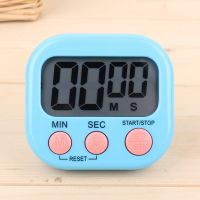 LCD Digital Timer 6.5 X 7 X 0.8 Cm Kitchen Egg Cooking Magnetic Timer Clock Stopwatch Large LCD Digital Loud Alarm Kitchen