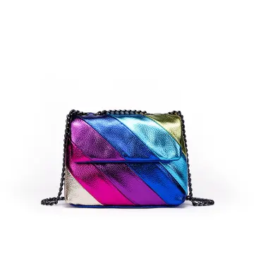 Rainbow chain sale bag