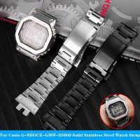 Watch band For Casio G-SHOCK-GMW-B5000 Solid Stainless Steel Watch Strap Small Square Bracelet Watch Accessories Watch Chain