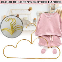 Hot Cute Gold Childrens Hanger with Non-Slip Grooves Heavy Duty Space Saving Clothing Hanger for Daily Life Use varal de chão