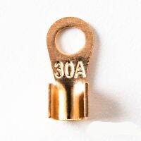 ขั้วต่อแบตเตอรี่ทองแดง30A 50ชิ้นตัวเชื่อมต่อสายเคเบิลสาย2.5 6Mm2