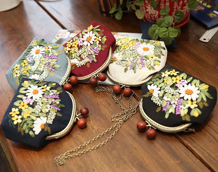 ribbon embroidery flowers patterns