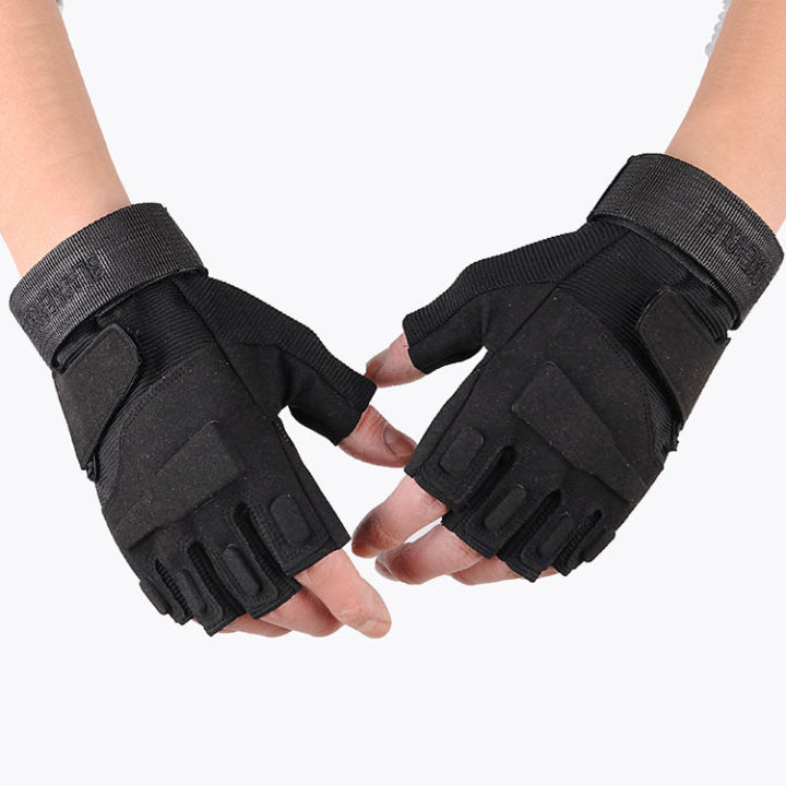ขายตรงจากโรงงาน-black-hawk-ถุงมือยุทธวิธีครึ่งนิ้วผู้ชายออกกำลังกายกลางแจ้งป้องกันการต่อสู้กีฬาขี่ถุงมือขายส่ง