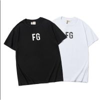 Fear of God new loose FG LOGO letter printing casual short-sleeved round neck T-shirt