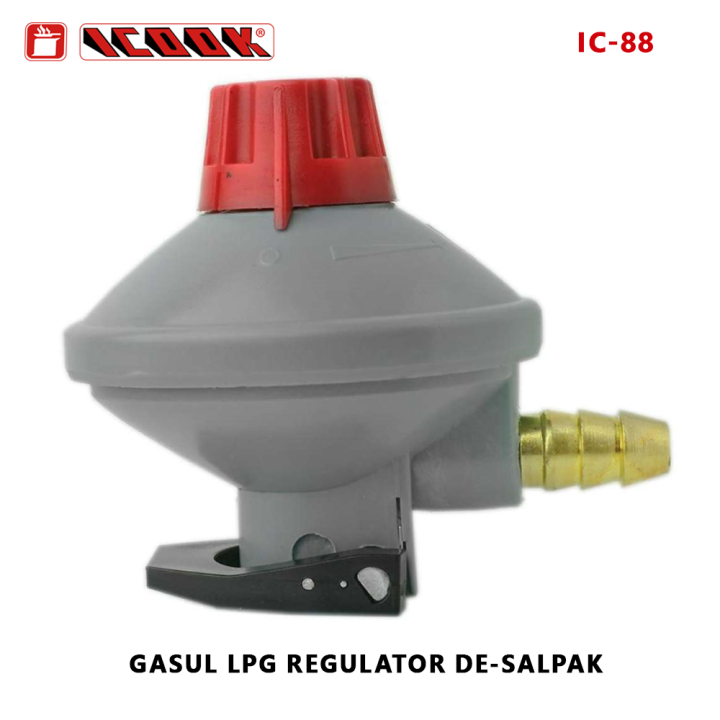 LPG Gas Regulator Gasul iCook IC88 (DeSalpak) Easy to Install Lazada PH