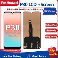 คุณภาพสูงเหมาะสำหรับจอ LCD ของ Huawei P30อะไหล่หน้าจอสัมผัสเหมาะสำหรับ ELE-L29 LCD Huawei P30 ELE-L09ชุดประกอบดิจิไทเซอร์จอแอลซีดี AL00