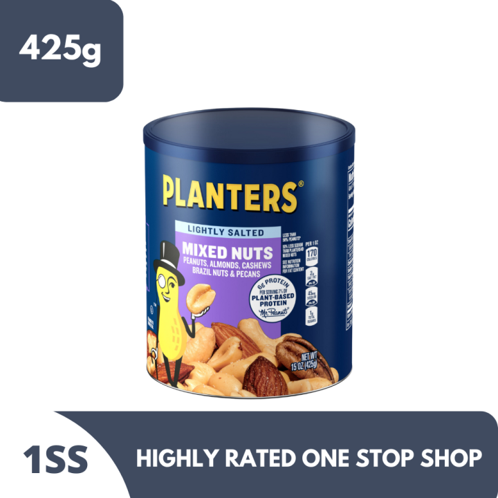 Planters Mixed Nuts Lightly Salted 425g Lazada PH