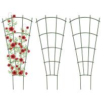 hot【DT】 1PC Round Climbing Rack Iron Garden Support Stake Heart-shaped Trellis Frame