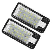 ป้ายทะเบียน LED สำหรับรถยนต์แผ่นเรืองแสงสีขาวสำหรับ-Audi A3 S3 8P A4 B6 B7 A5 A6 4F Q7 A8 S8 C6