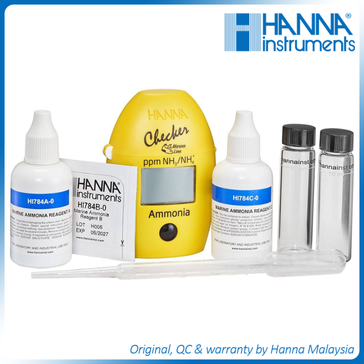 HANNA HI784 Marine AMMONIA CHECKER Colorimeter hi-784 hi 784 hi784-11 ...